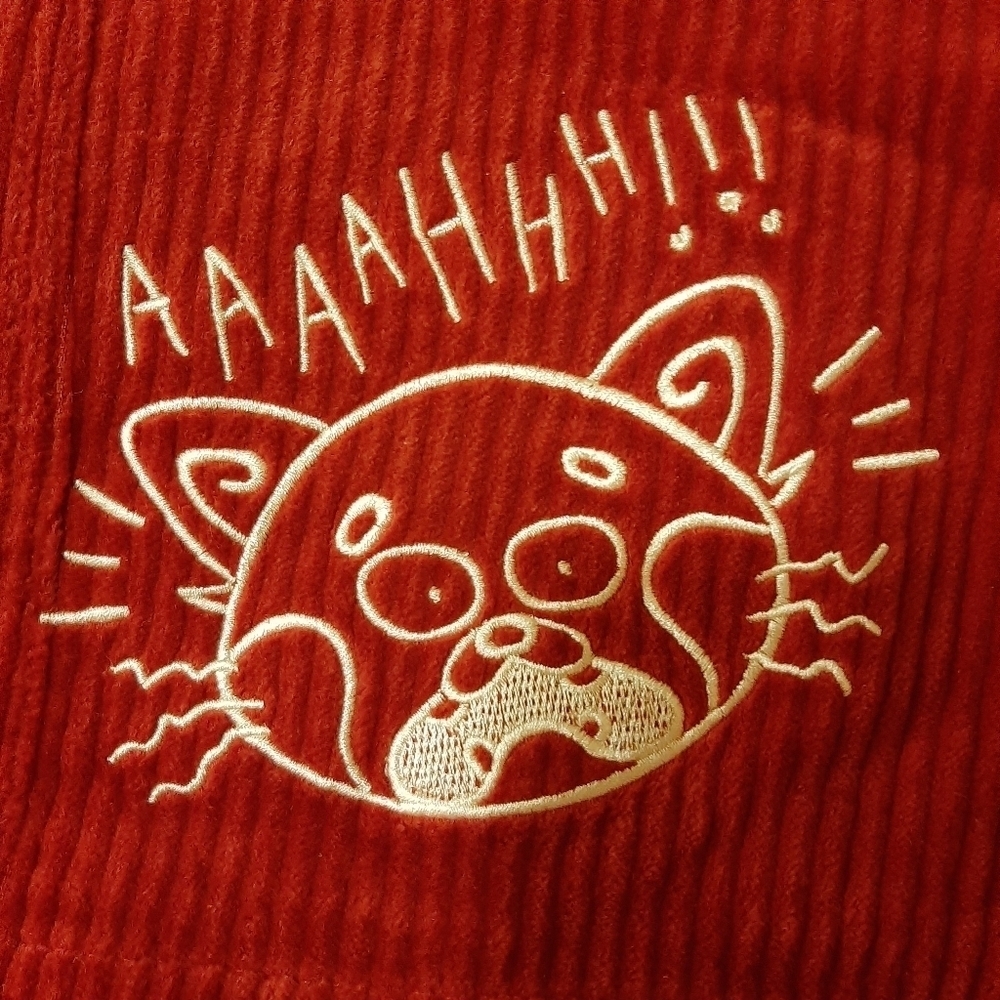 Disney Skirt Women's 3X Turning Red Embroidered Corduroy Mini Vacation Movie Fan - Picture 5 of 10